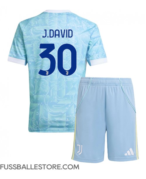 Günstige Juventus Jonathan David #30 Auswärts Trikotsatzt Kinder 2025-26 Kurzarm (+ Kurze Hosen) Günstige Juventus Jonathan David #30 Auswärts Trikotsatzt Kinder 2025-26 Kurzarm (+ Kurze Hosen)